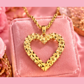 NUGGET HEART NECKLACE