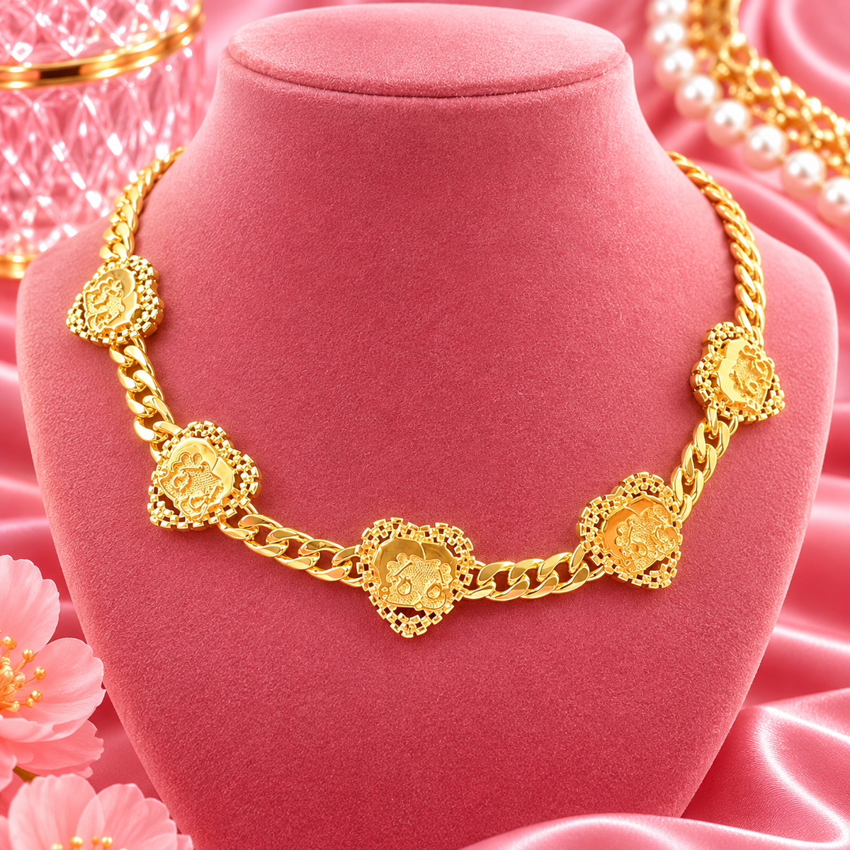 BETTY HEART FACE CHAIN