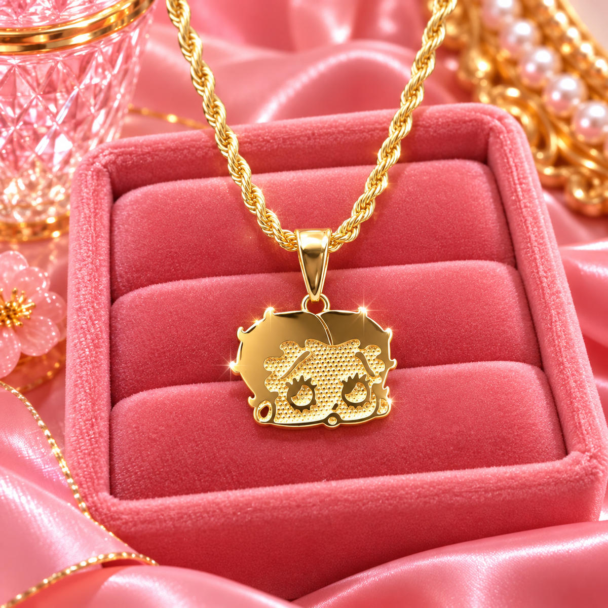 BETTY FACE NECKLACE
