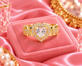 DIAMOND HEART RING