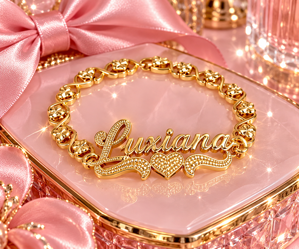 18k Custom Name Bracelet