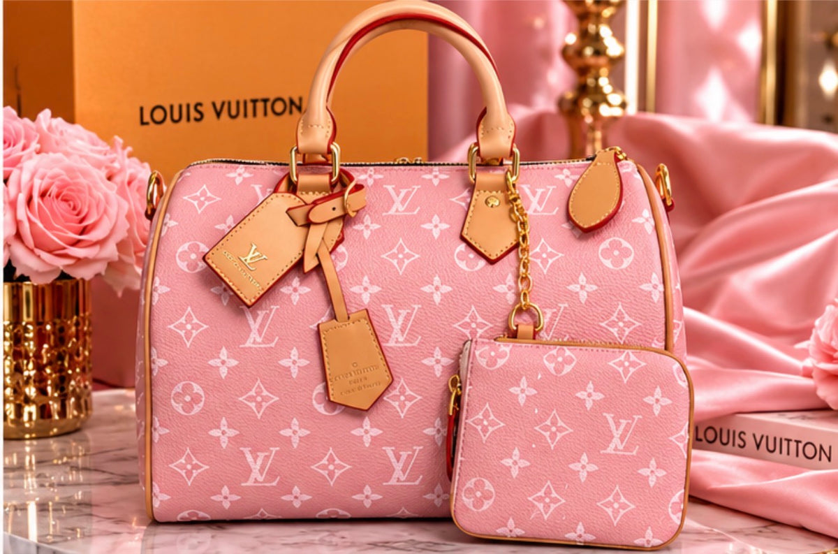 PINK MONOGRAM BAG