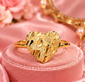 HEART NUGGET RING